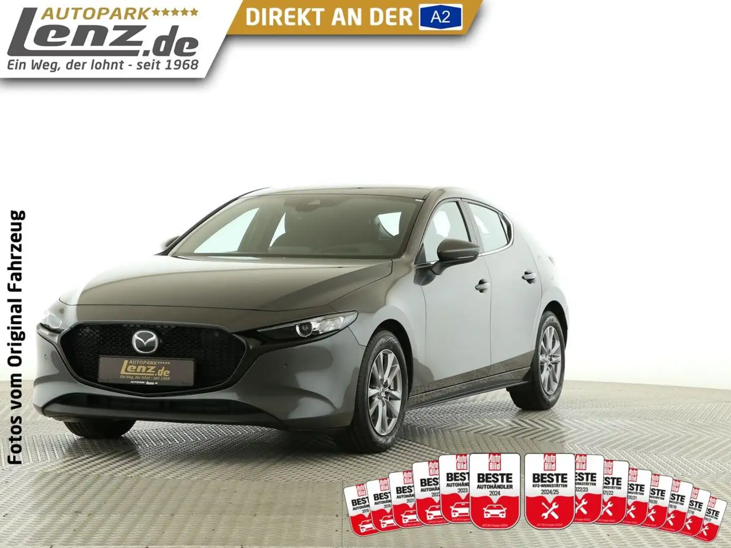 Mazda 3 Selection LED Navi HUD ACAA Sitzheizung LHZ LM Grau - 1
