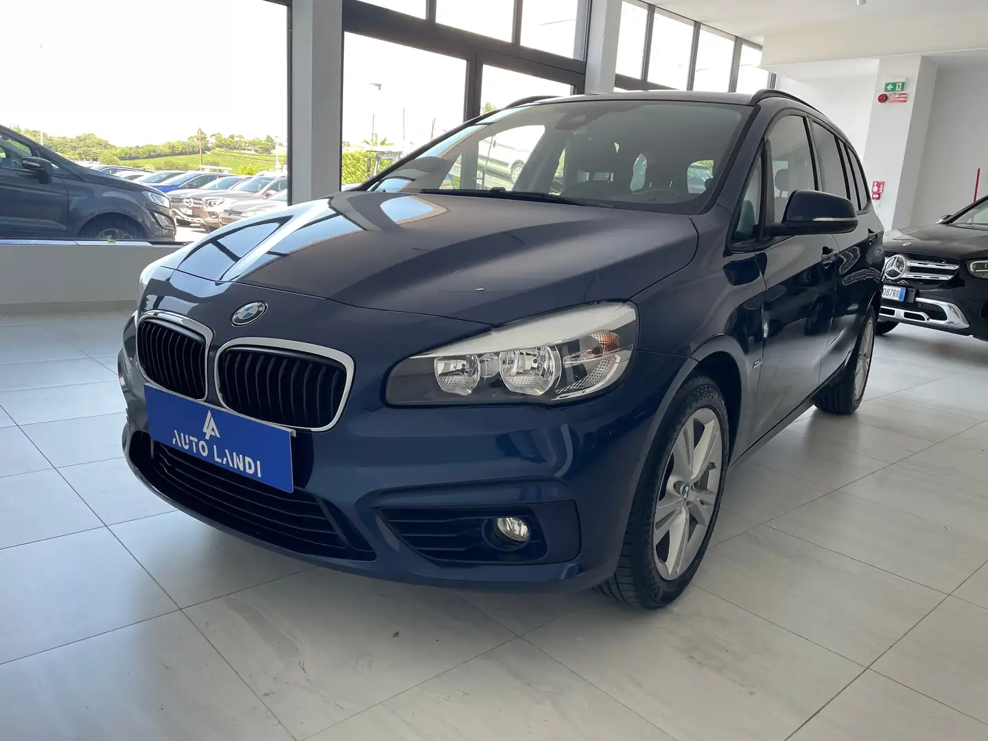 BMW 218 218d Gran Tourer Advantage 7 posti Blu/Azzurro - 1