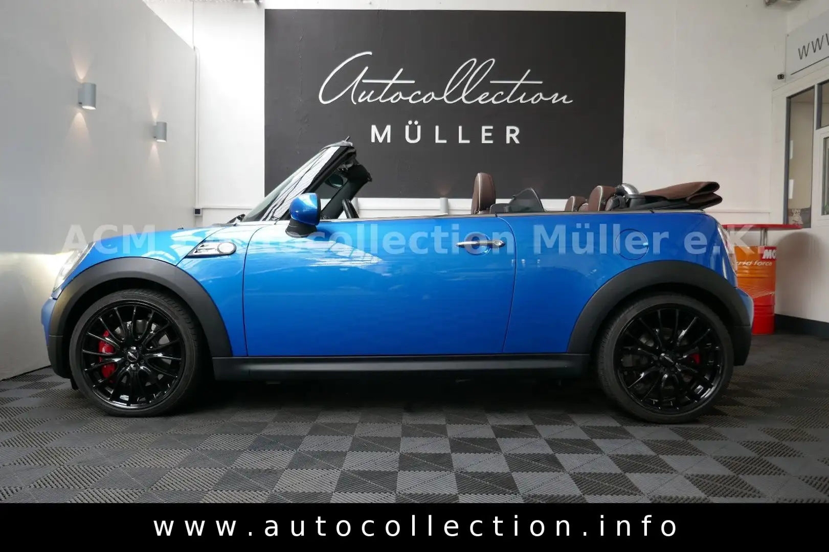 MINI John Cooper Works Cabrio JCW Cabrio*2.Hand*Leder*Alu*Klima*Xenon*Navi*NSW Azul - 2