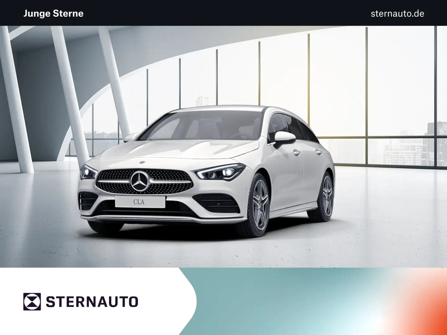 Mercedes-Benz CLA 250 CLA 250 e SB AMG RüKam Sound LED AHK Keyless Go Weiß - 1
