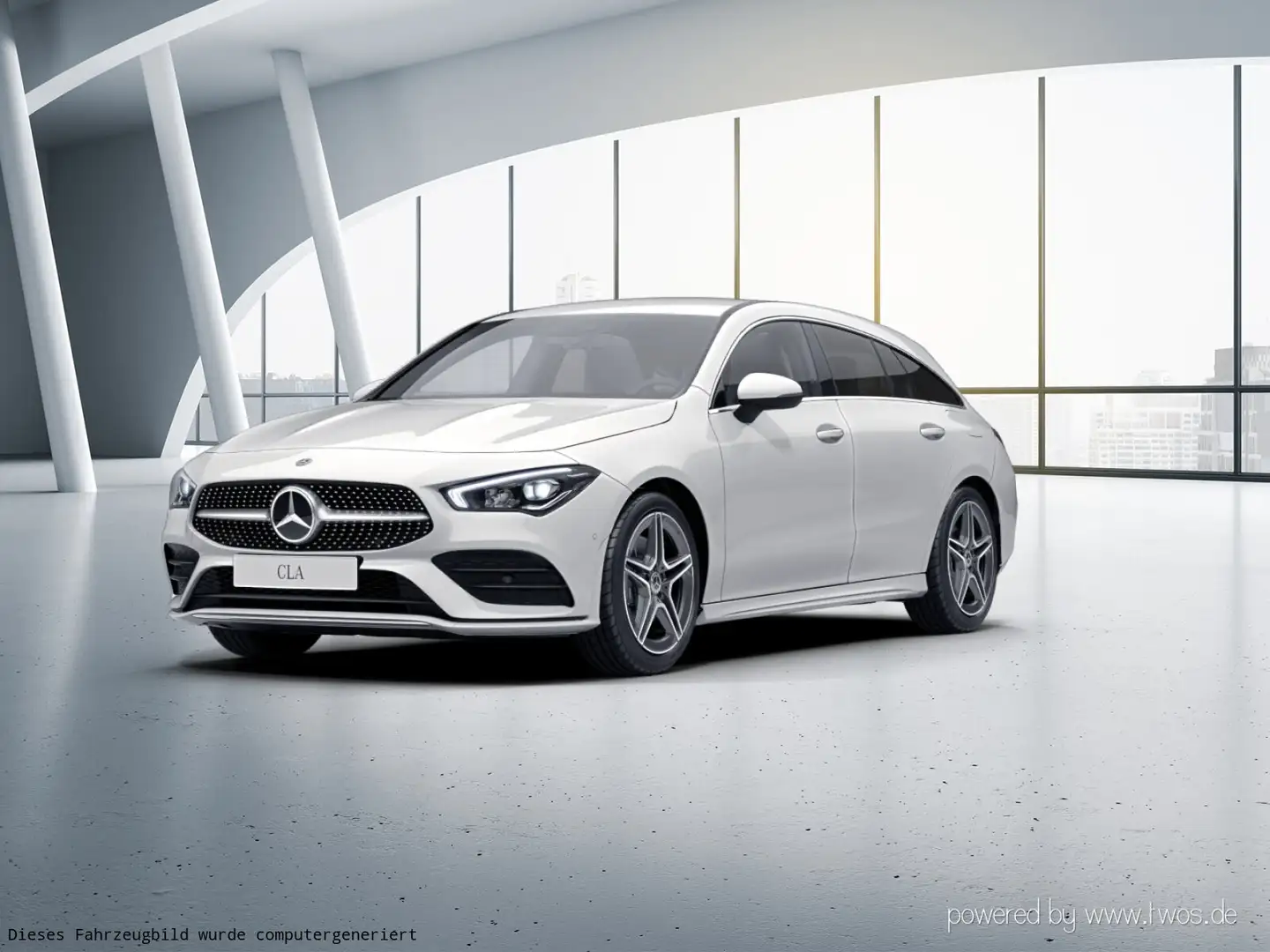 Mercedes-Benz CLA 250 CLA 250 e SB AMG RüKam Sound LED AHK Keyless Go Weiß - 2