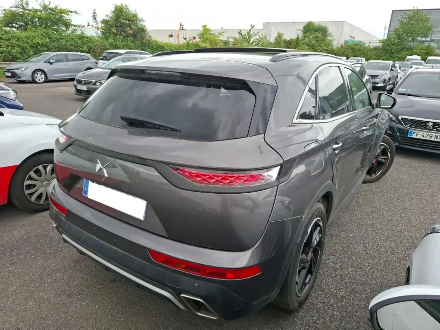 DS Automobiles DS 7 Crossback 1.6 PureTech 180 EAT8 Performance Line TOIT OUVRAN Gris - 2
