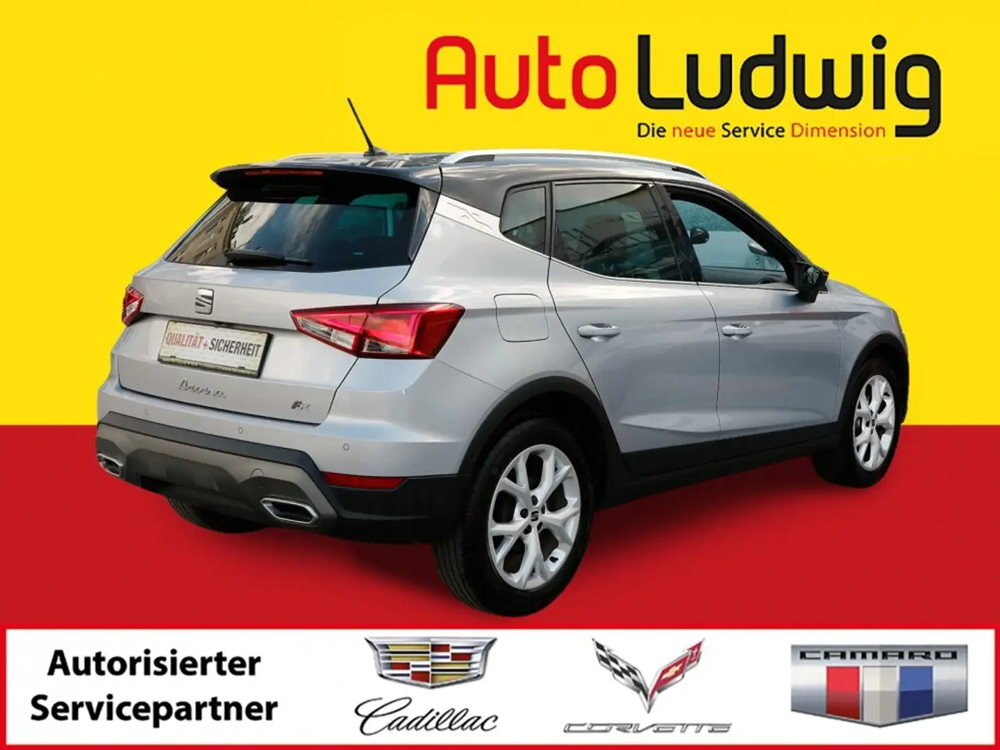 SEAT Arona 1,0 Eco TSI*FR*DIGI-COCKPIT*PARKASSIST*LED*R-CA... Silber - 2