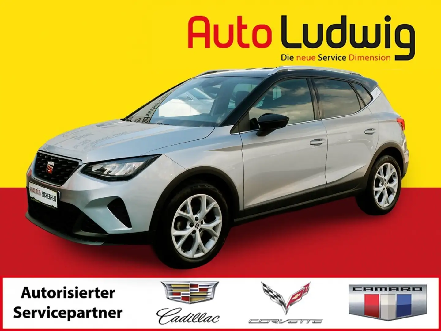 SEAT Arona 1,0 Eco TSI*FR*DIGI-COCKPIT*PARKASSIST*LED*R-CA... Silber - 1