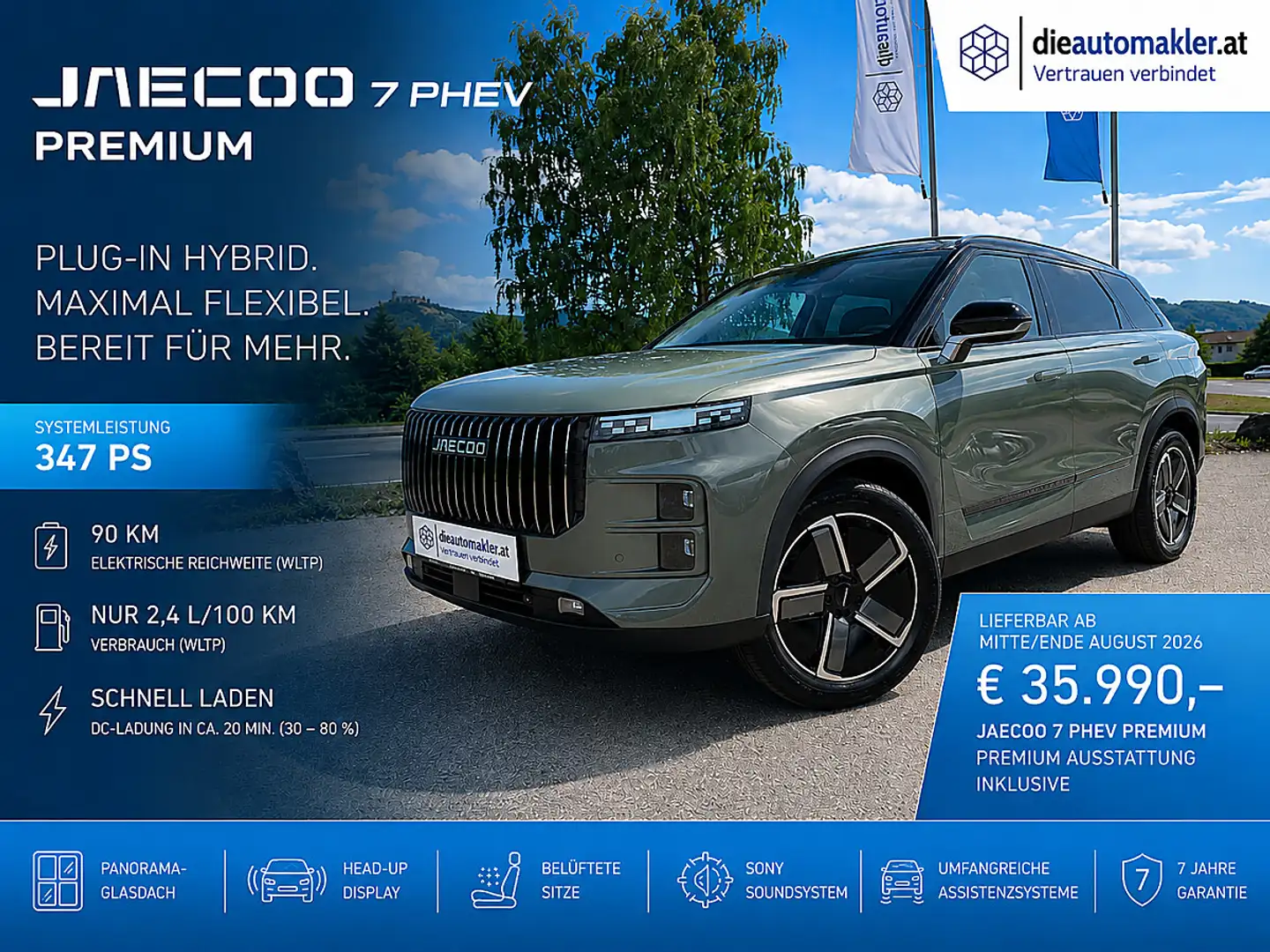 Jaecoo J7 7 PHEV Premium Line Aut. |VOLLAUSSTATTUNG| Grau - 1
