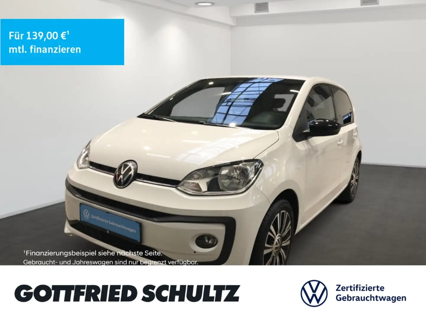 Volkswagen up! ACTIVE EINPARKHILFE RADIO SITZHEIZUNG KAMERA Weiß - 1