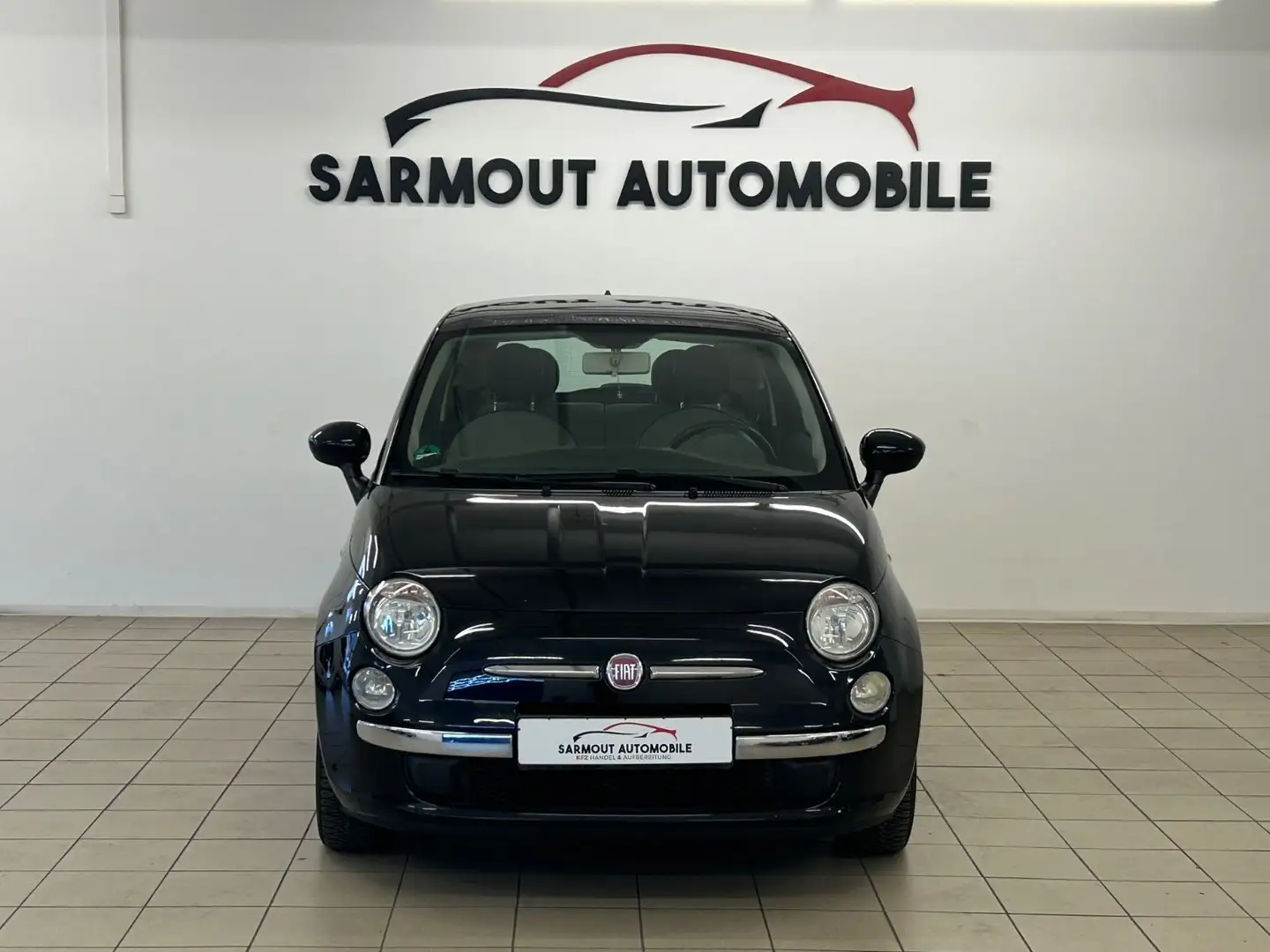 Fiat 500 PANO KLIMA Schwarz - 2
