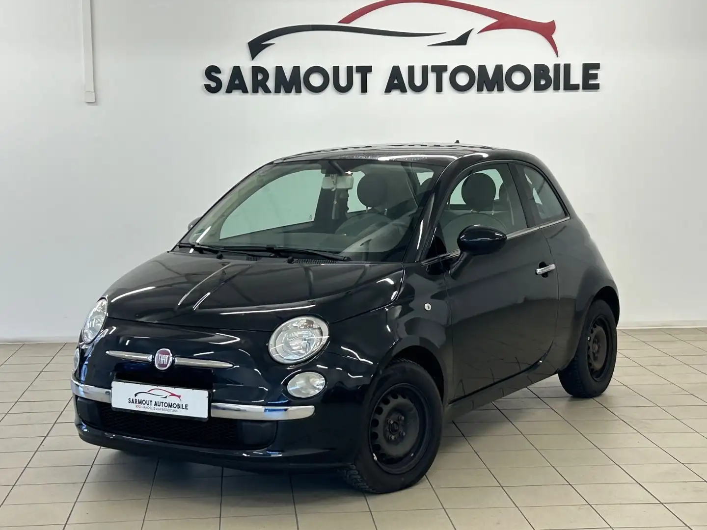 Fiat 500 PANO KLIMA Schwarz - 1