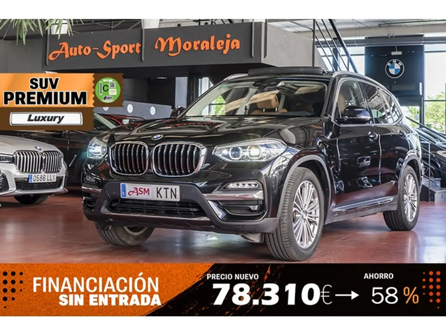 BMW X3 xDrive 20dA Negro - 1