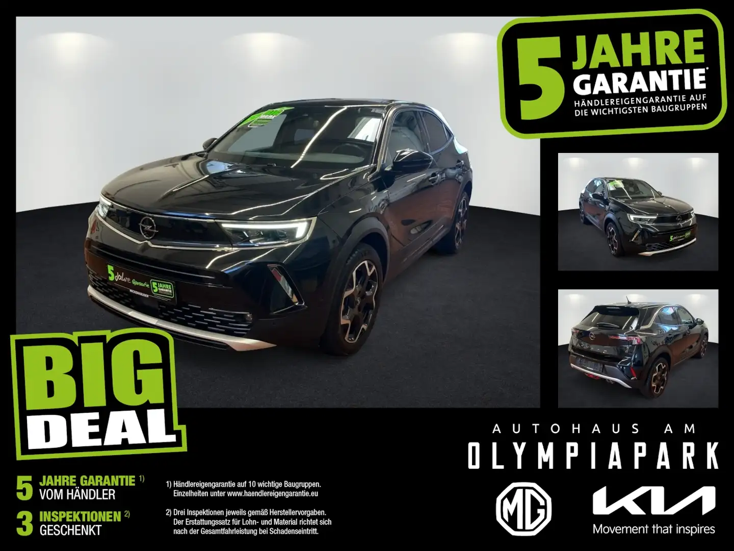 Opel Mokka 1.2 Turbo Ultimate ACC Alcantara LED Navi Noir - 1