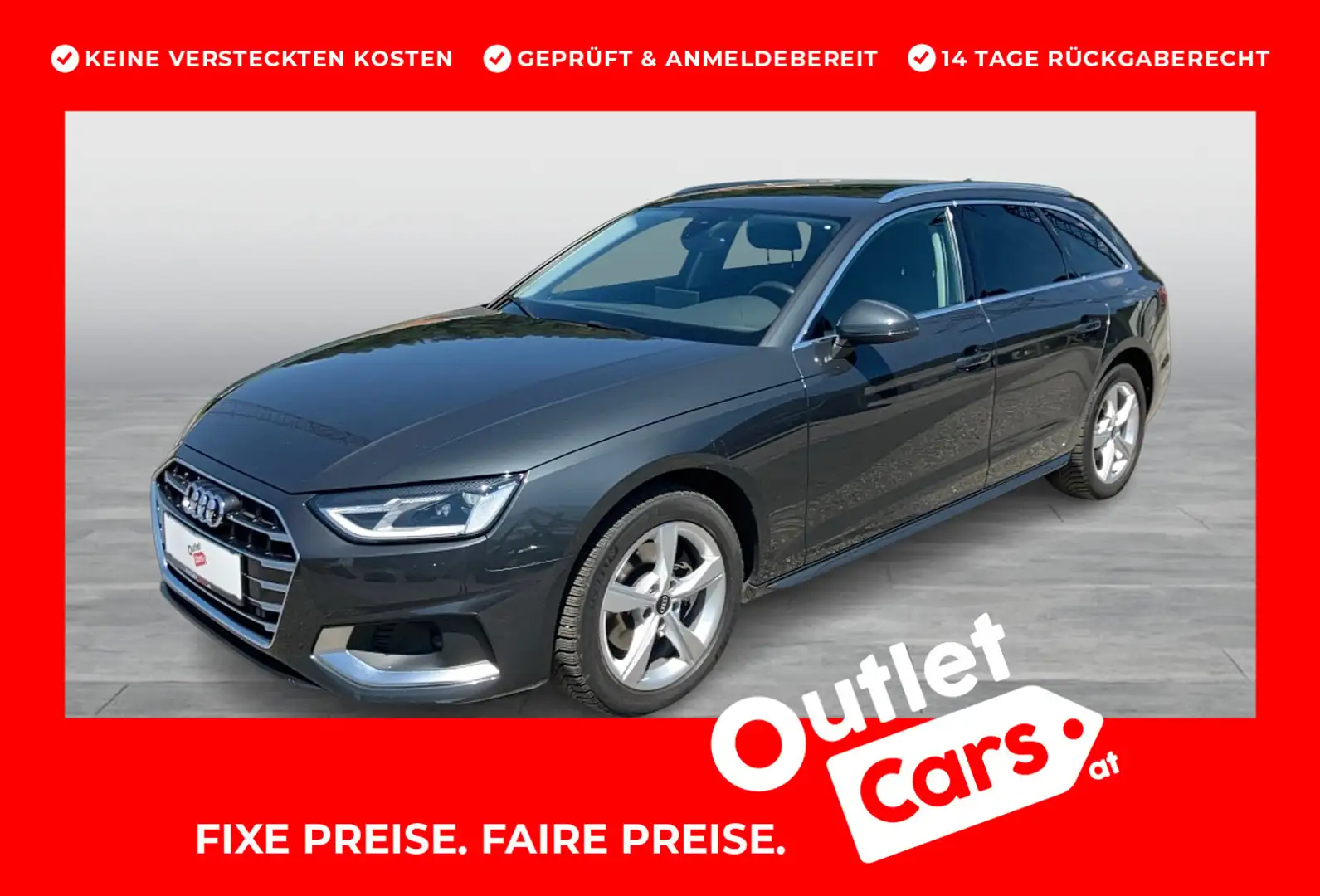 Audi A4 30 TDI advanced Gris - 1