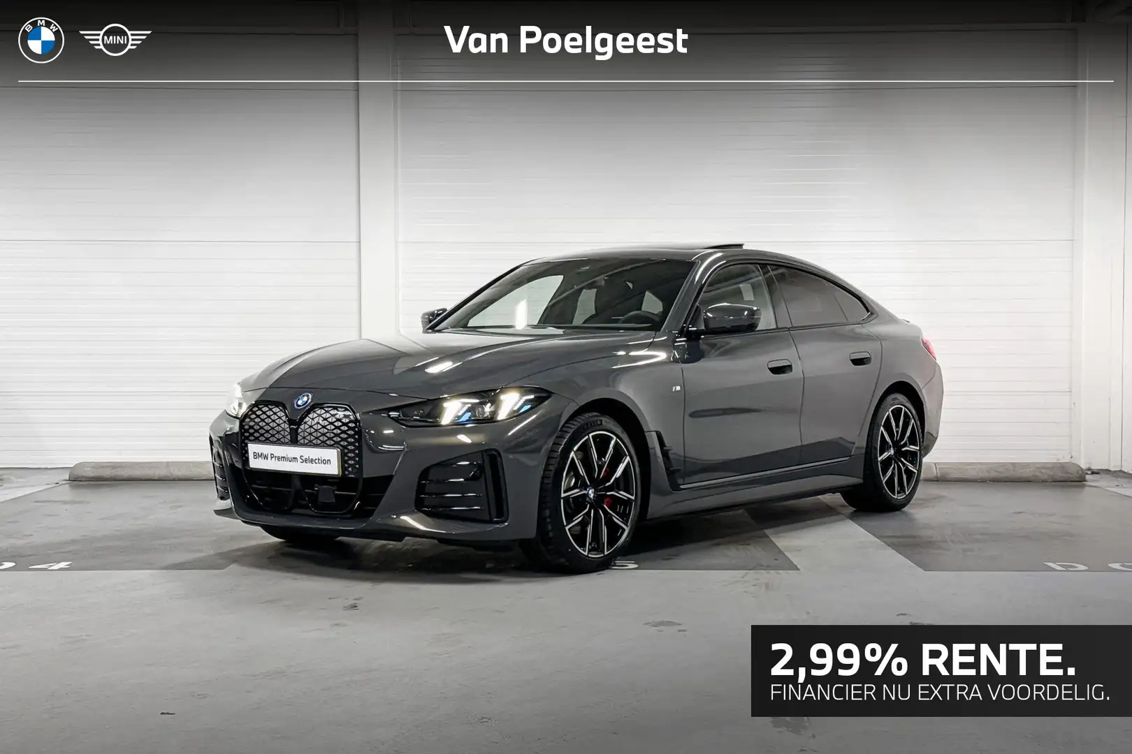 BMW i4 eDrive35 | M-Sport Pro | Adaptive Led/Laser achter Grijs - 1