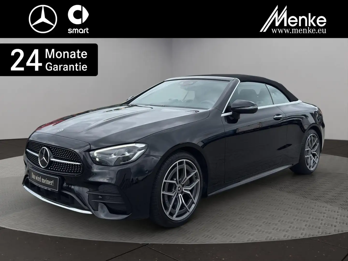 Mercedes-Benz E 200 Cabrio AMG+Distro+Memo+KeyGo+Kamera Czarny - 1