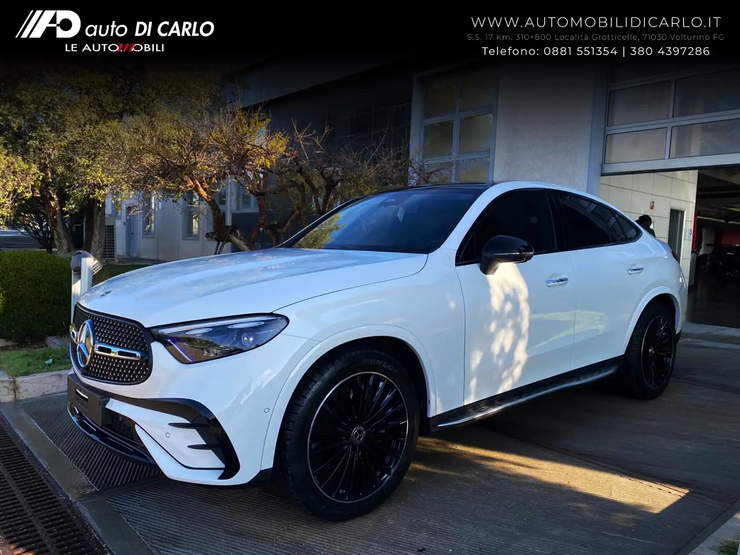 Mercedes-Benz GLC 300 GLC 300 d 4Matic Mild hybrid Coupé AMG Line Premi Weiß - 1