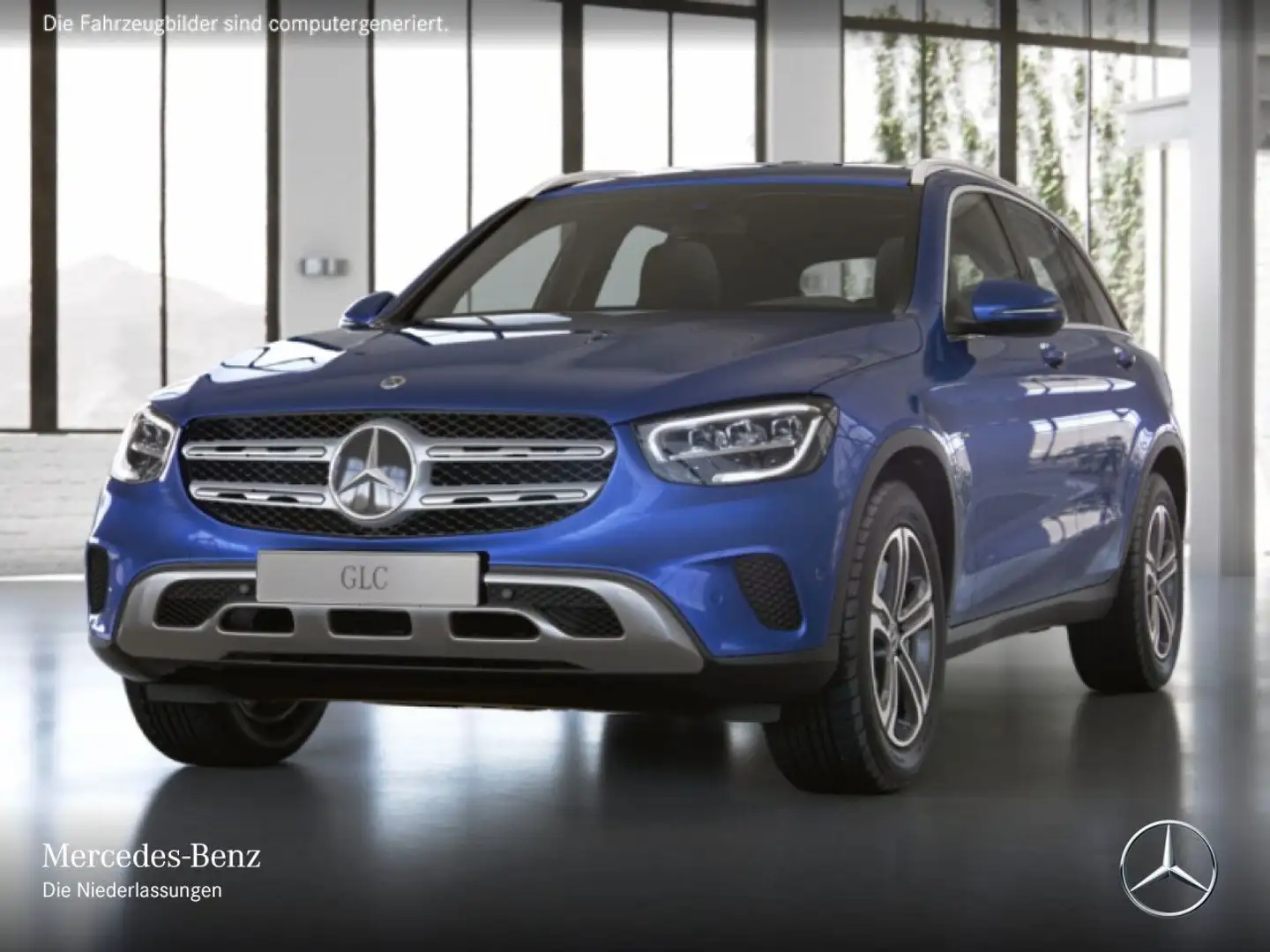 Mercedes-Benz GLC 300 de 4M AHK+LED+KAMERA+KEYLESS+9G Bleu - 2