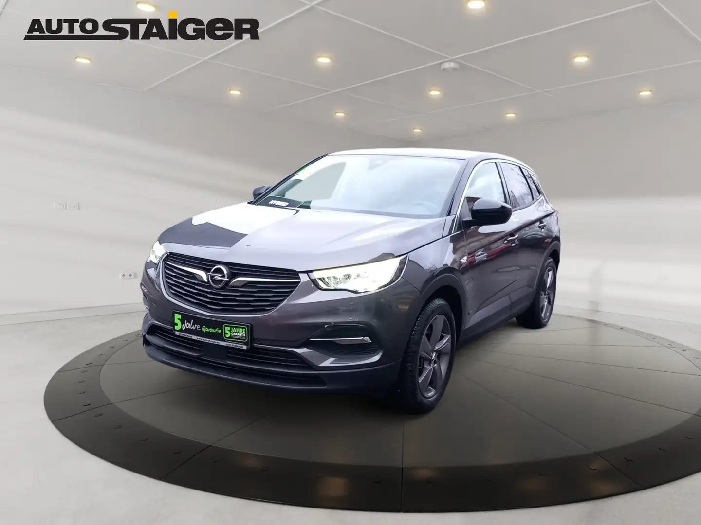 Opel Grandland X 1.6 Turbo Edition AHK-abnehmbar, SHZ, Grau - 2