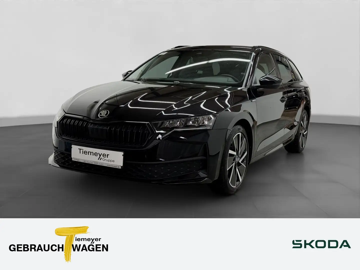 Skoda Octavia Combi 1.5 TSI DSG SPORTLINE NAVI AHK KAM Schwarz - 1