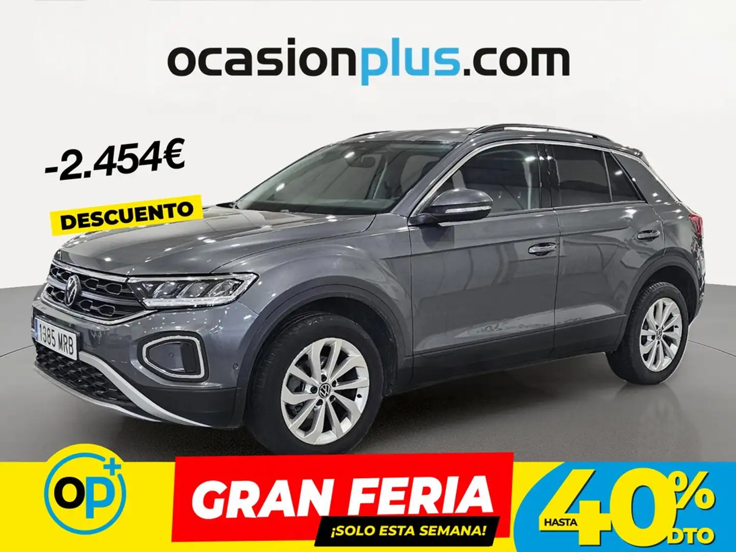 Volkswagen T-Roc 2.0TDI Life 85kW Gris - 1