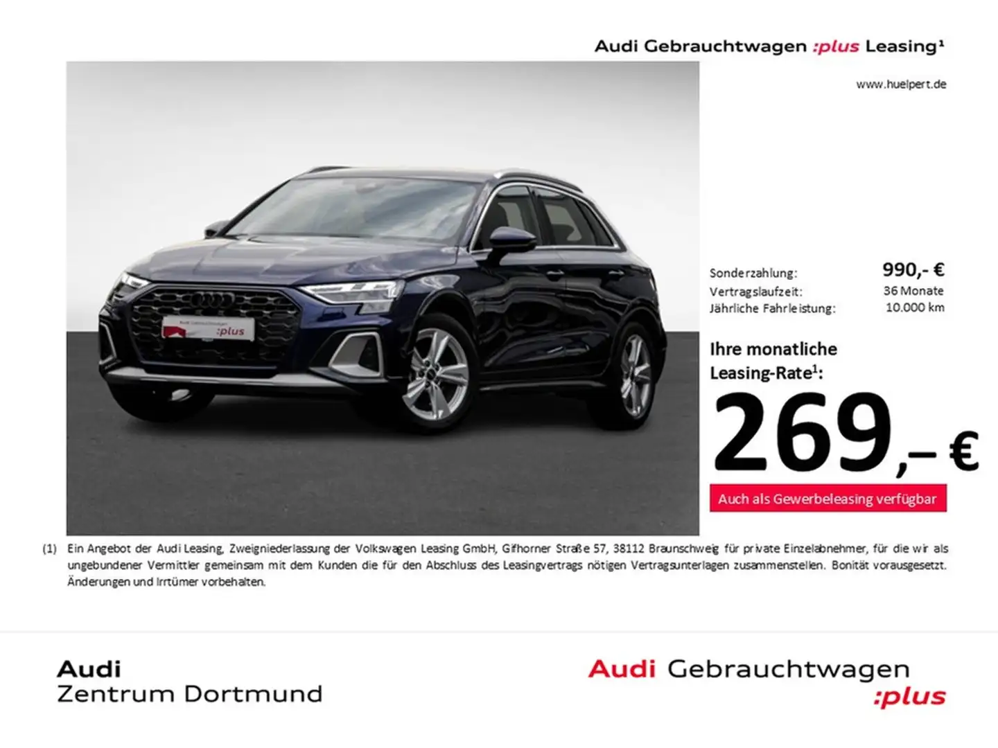 Audi A3 allstreet 35 AHK CAM ACC E-KLAPPE NAVI+ LM17 Blau - 1