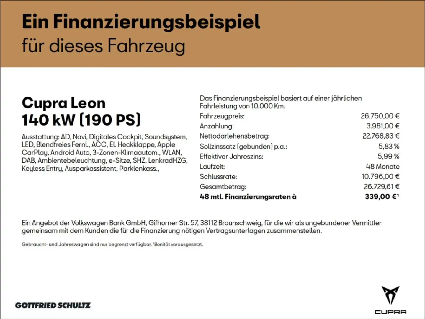 CUPRA Leon Sportstourer DSG LED NAVI EINPARKHILFE BEATS SITZH Weiß - 2