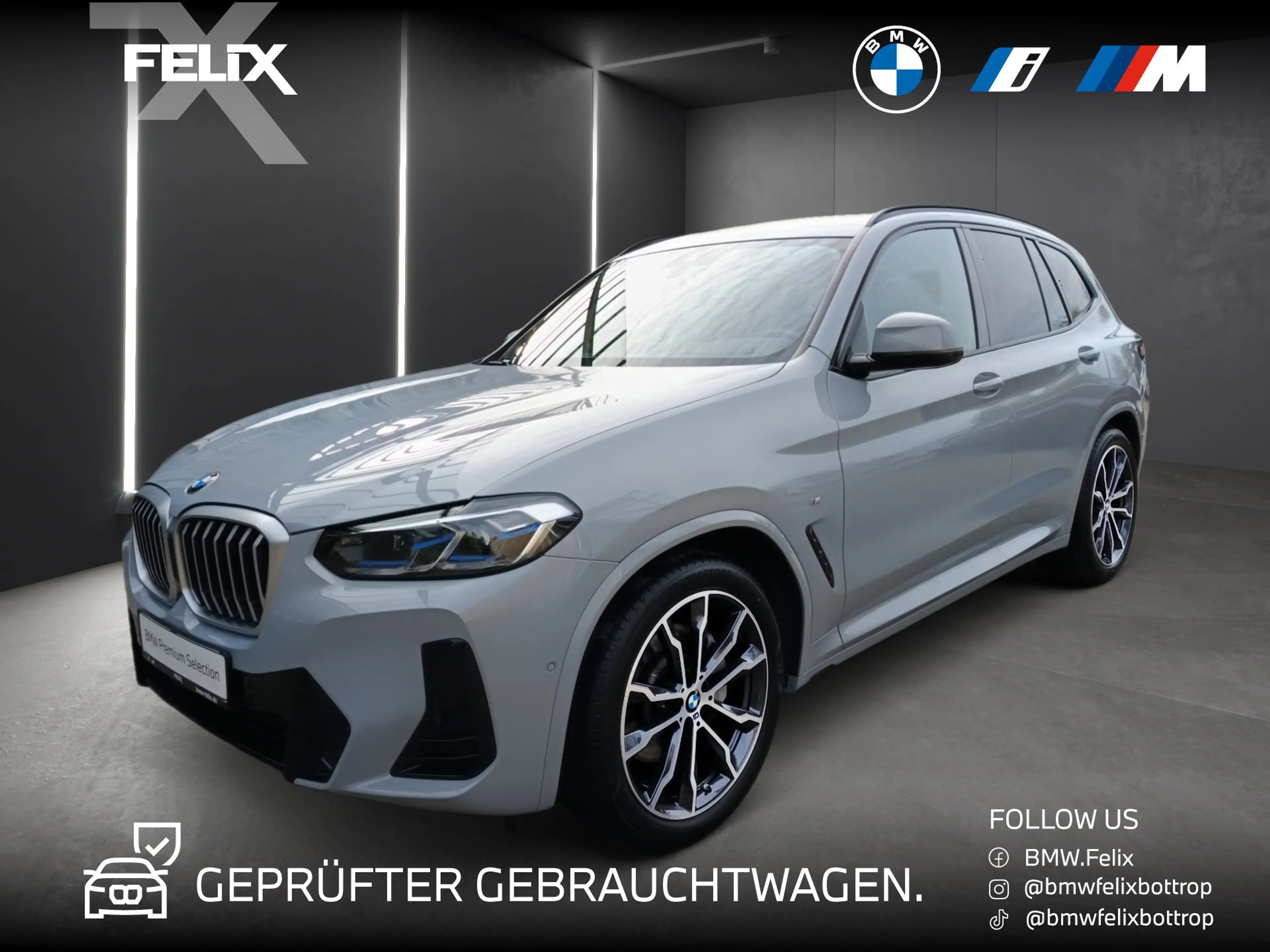 BMW X3 xDrive30d M SPORTPAKET+20"ALU+AHK+MEMORY+LASERLICH