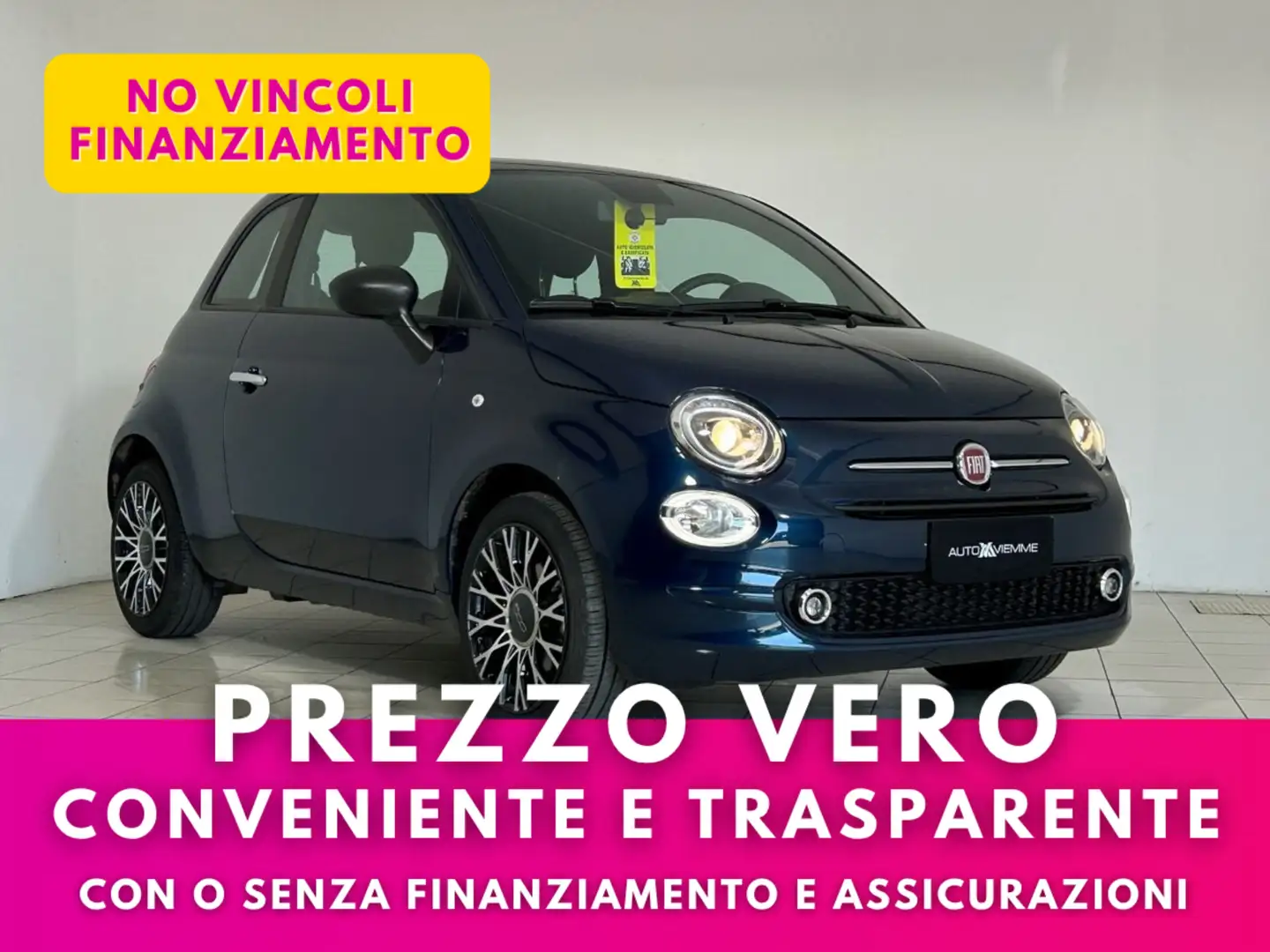 Fiat 500 hybrid 70 cv 1.0 Pack Comfort Blau - 1