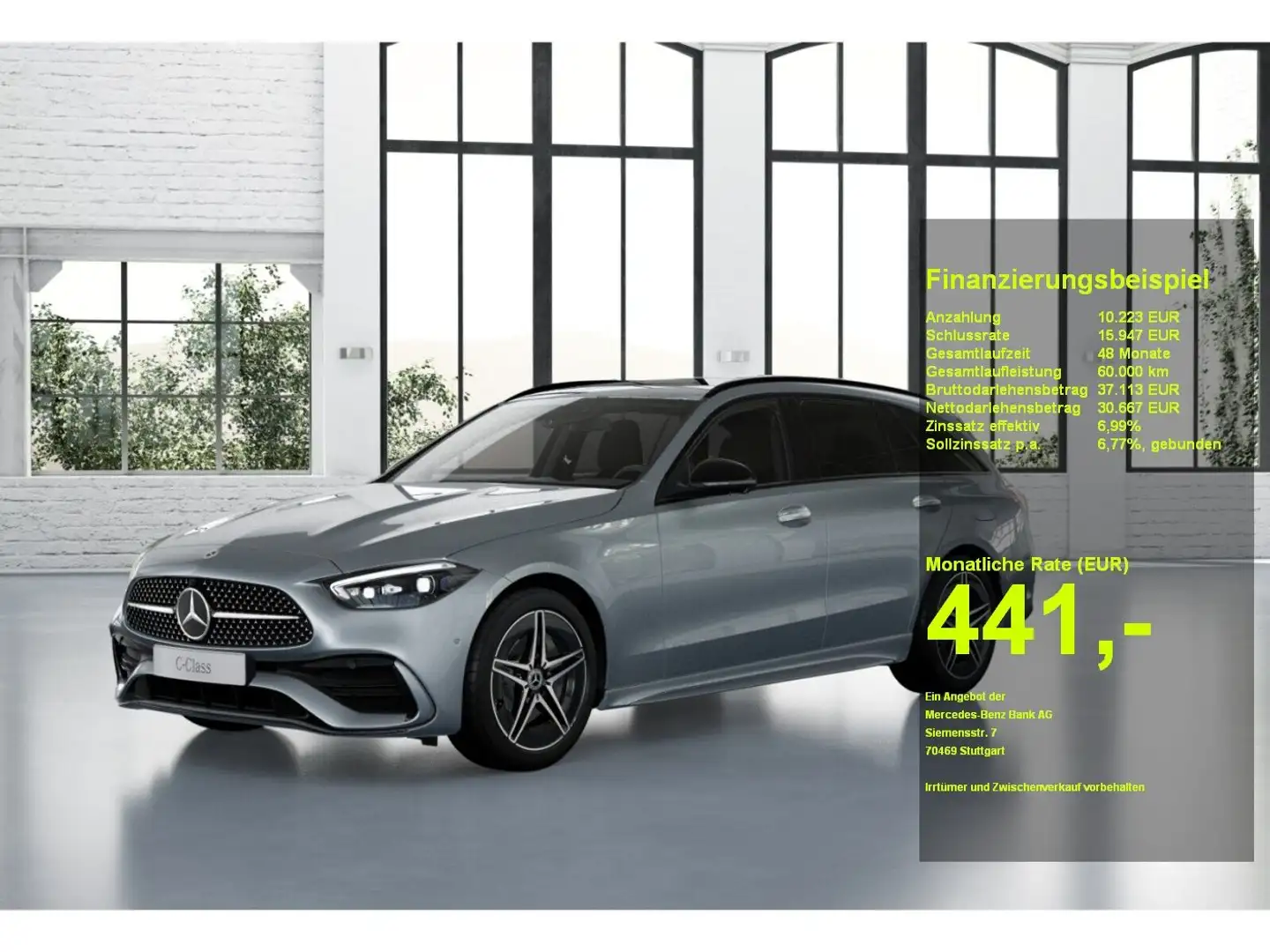 Mercedes-Benz C 300 e T AMG+NIGHT+PANO+360°+AHK+DIG.LIGHT+DIST Plateado - 1