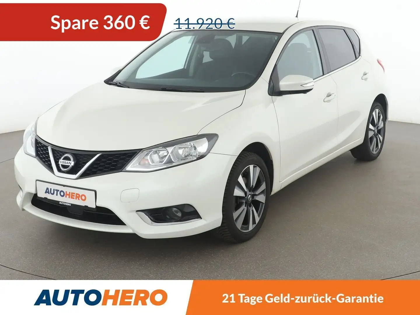 Nissan Pulsar 1.2 N-Connecta *NAVI*TEMPO*360°*SHZ* Weiß - 1