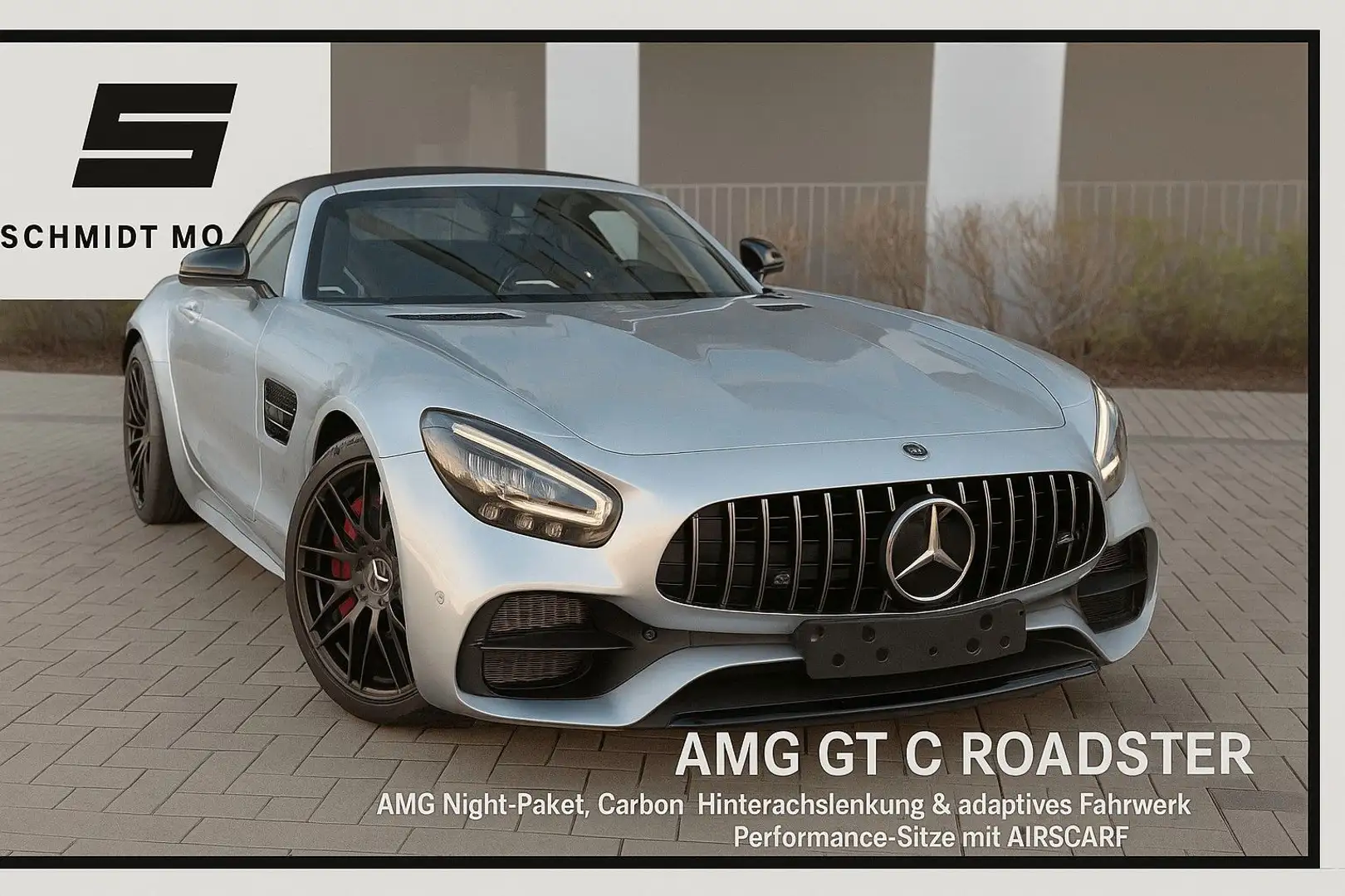 Mercedes-Benz AMG GT C Roadster Night & Carbon HSL Performance Silber - 1