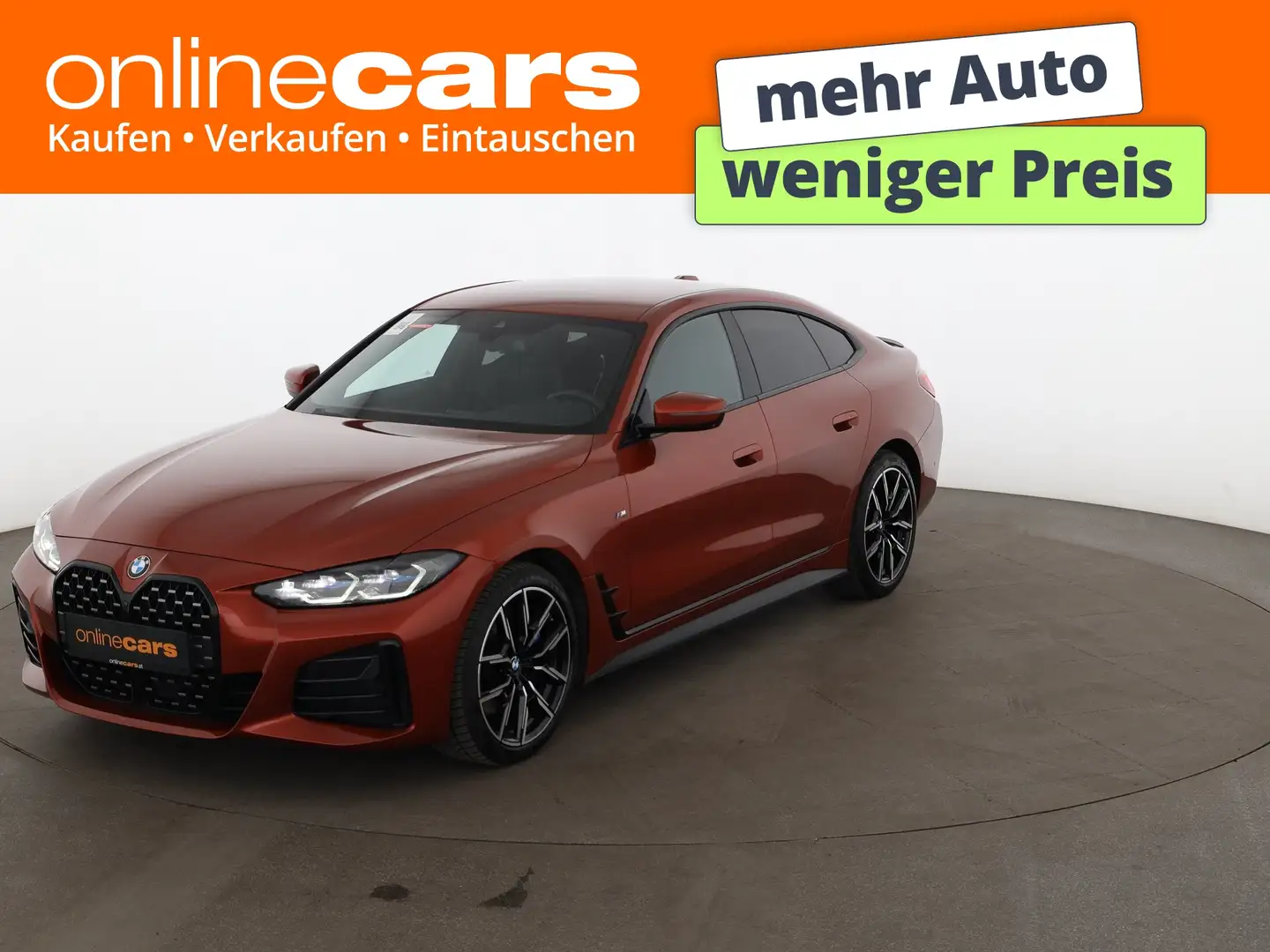 BMW 420 d Gran Coupe xDrive M-Sport Aut LASER 360-CAM Orange - 1