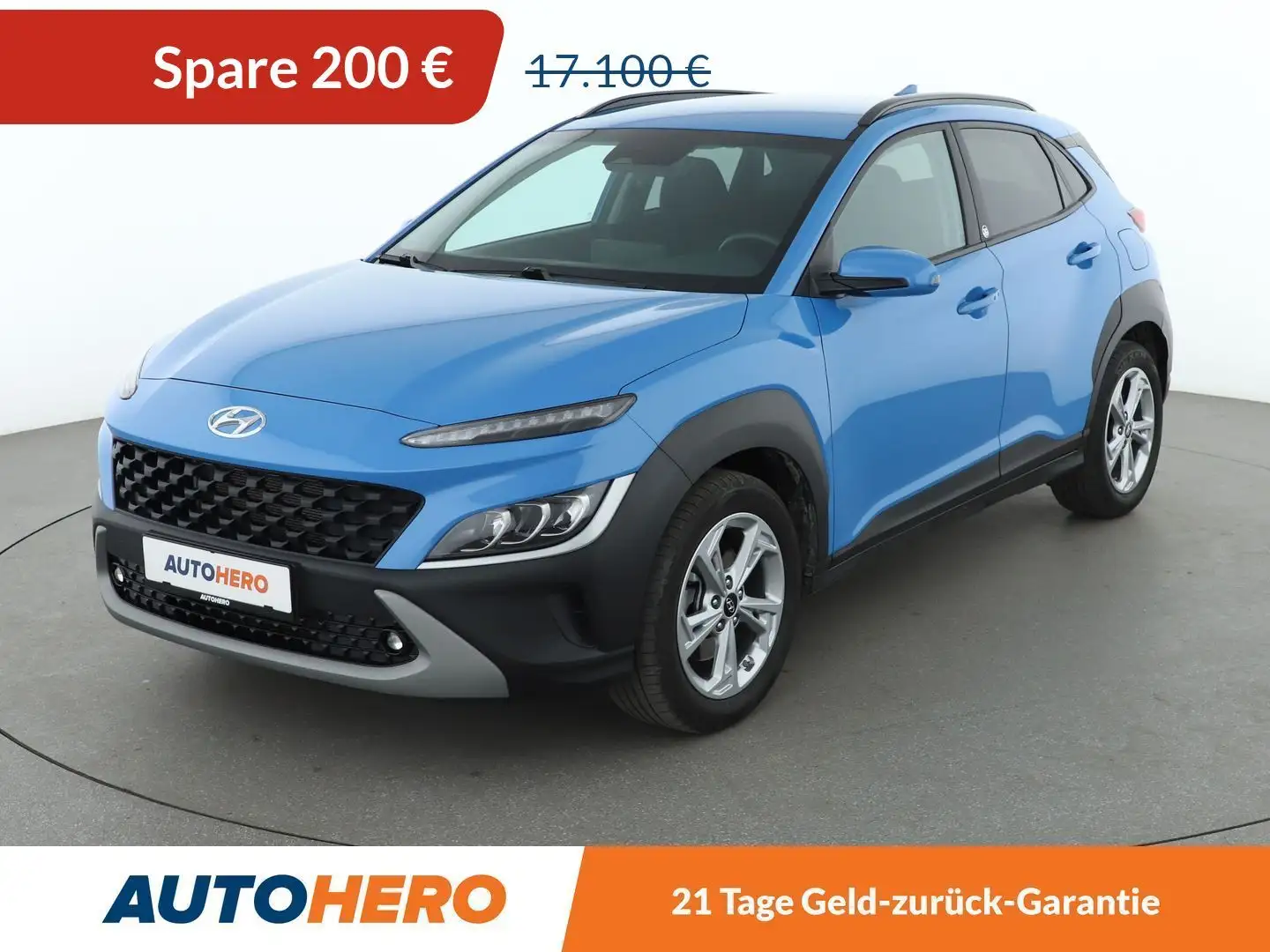 Hyundai KONA 1.0 T-GDI Edition 30+ 2WD *NAVI*LED*CAM*SHZ*ALU* Blau - 1