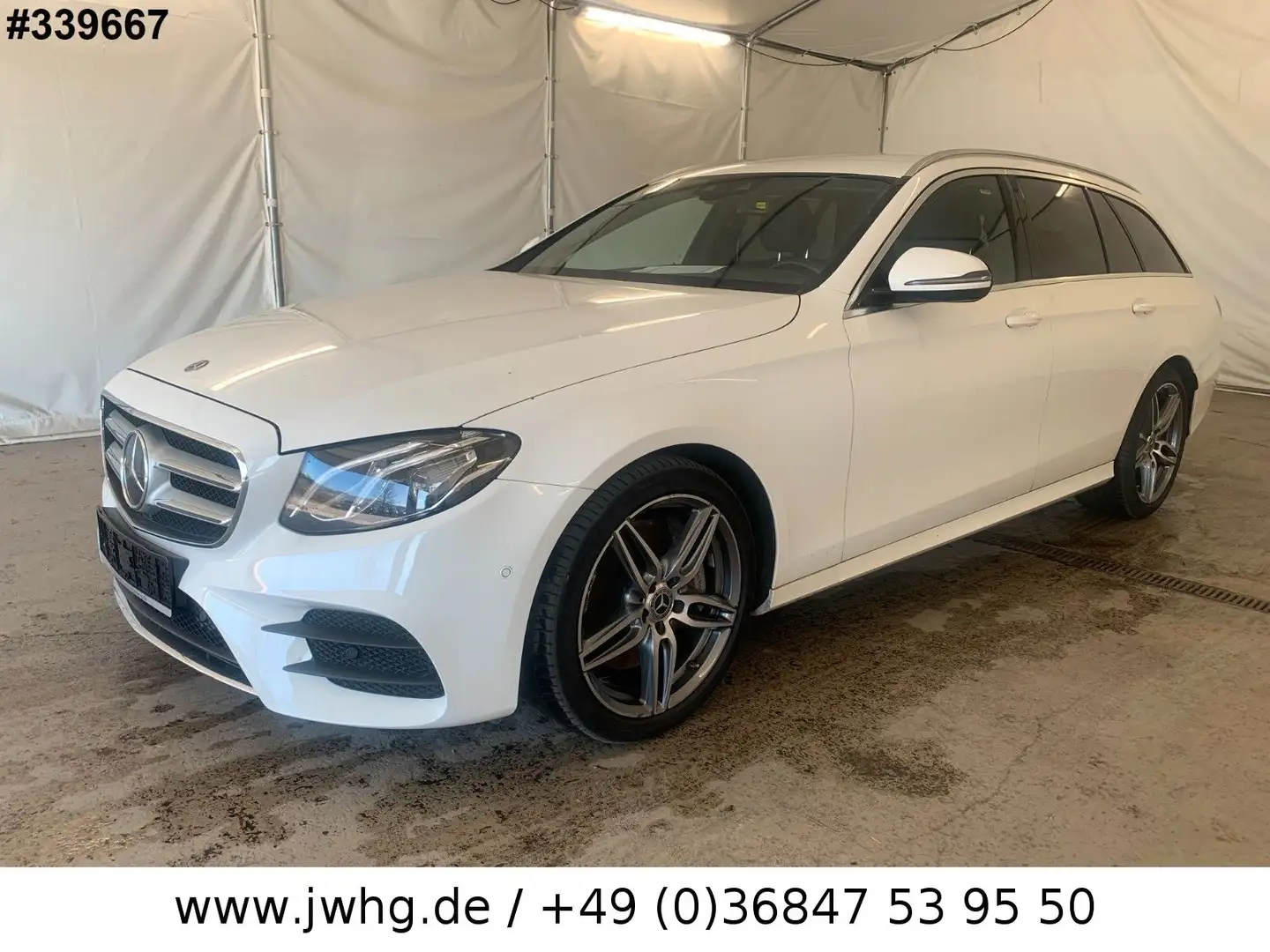 Mercedes-Benz E 400 4M 2x AMG Line Widescreen Kam. LED Distr+ Blanco - 1
