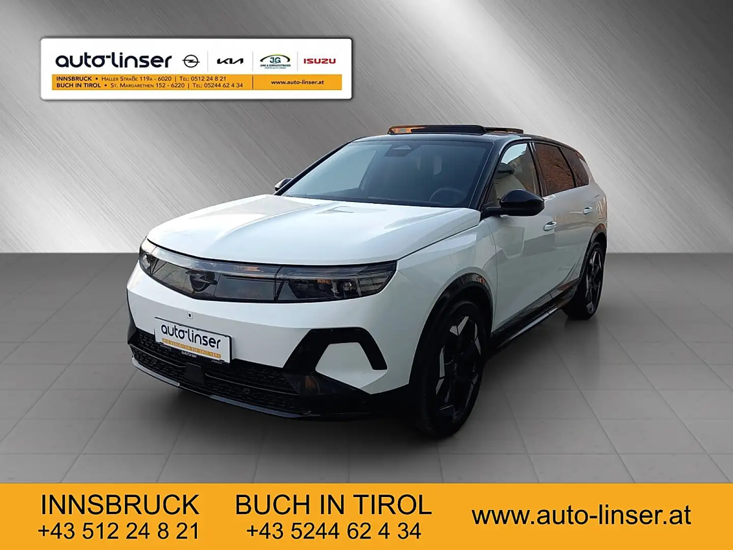 Opel Grandland Electric 73kWh AWD Ultimate Weiß - 1