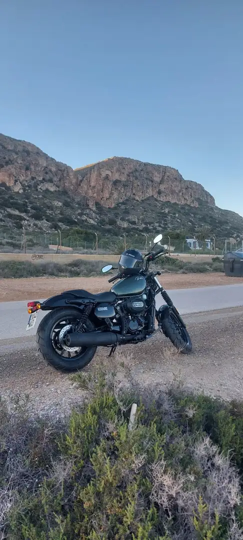 Hyosung Aquila 125 Bobber cruiser gvs 125 Verde - 1