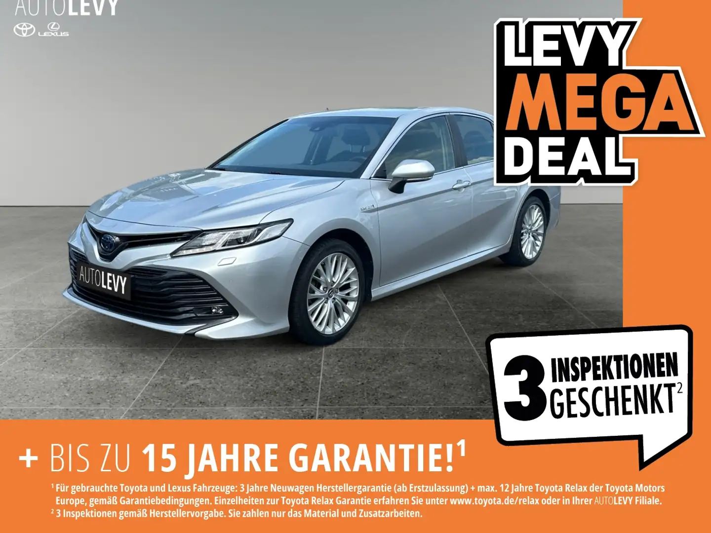 Toyota Camry 2.5 Hybrid *NAVI*KAMERA*PDC* Argintiu - 1