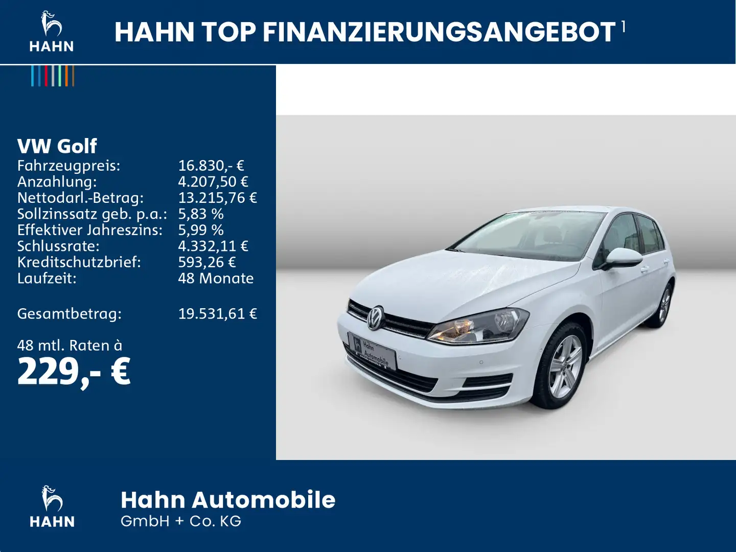 Volkswagen Golf VII 1.2TSI DSG Comfortline PDC Climatic Weiß - 2