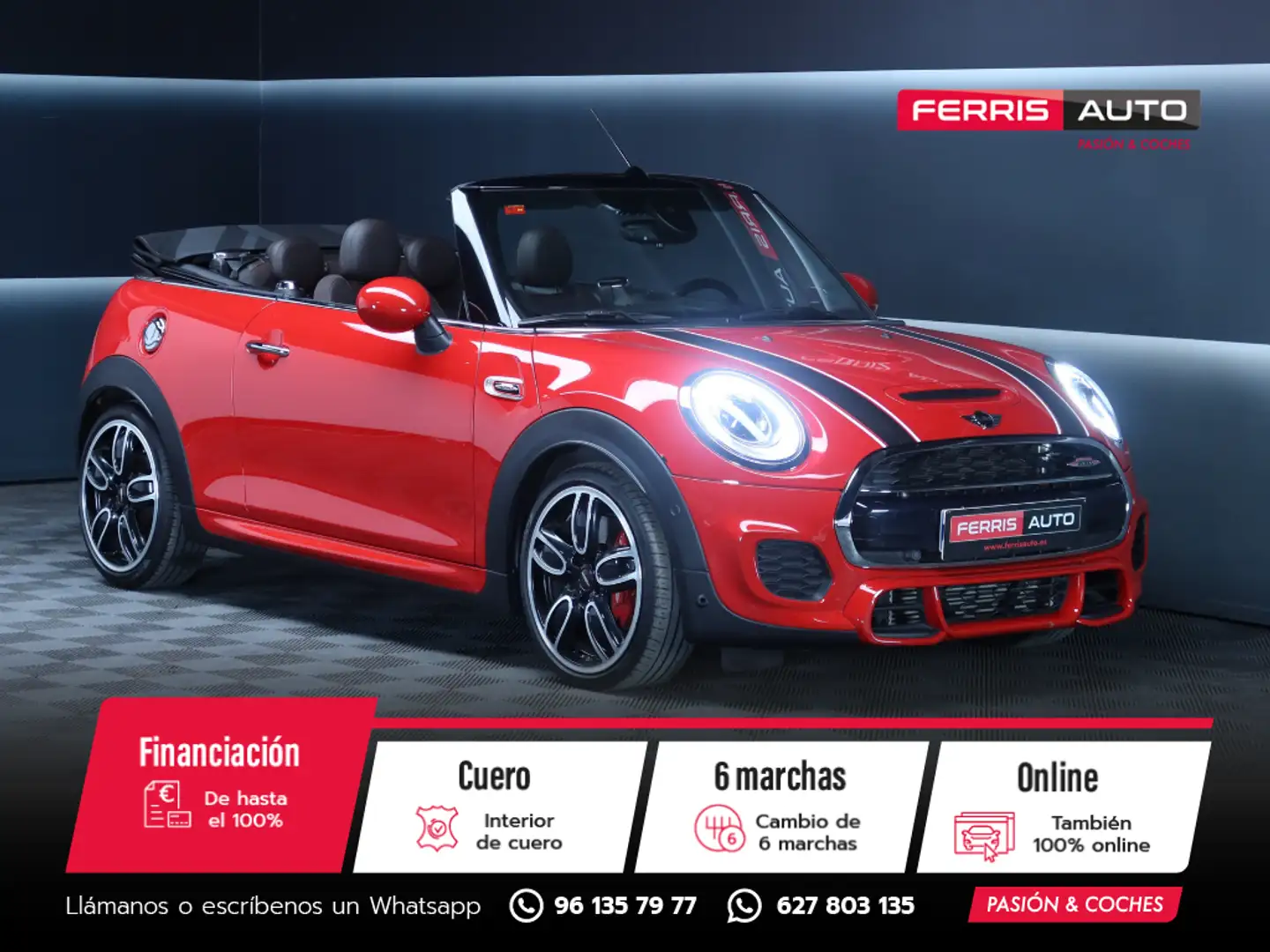 MINI John Cooper Works Cabrio Rot - 1