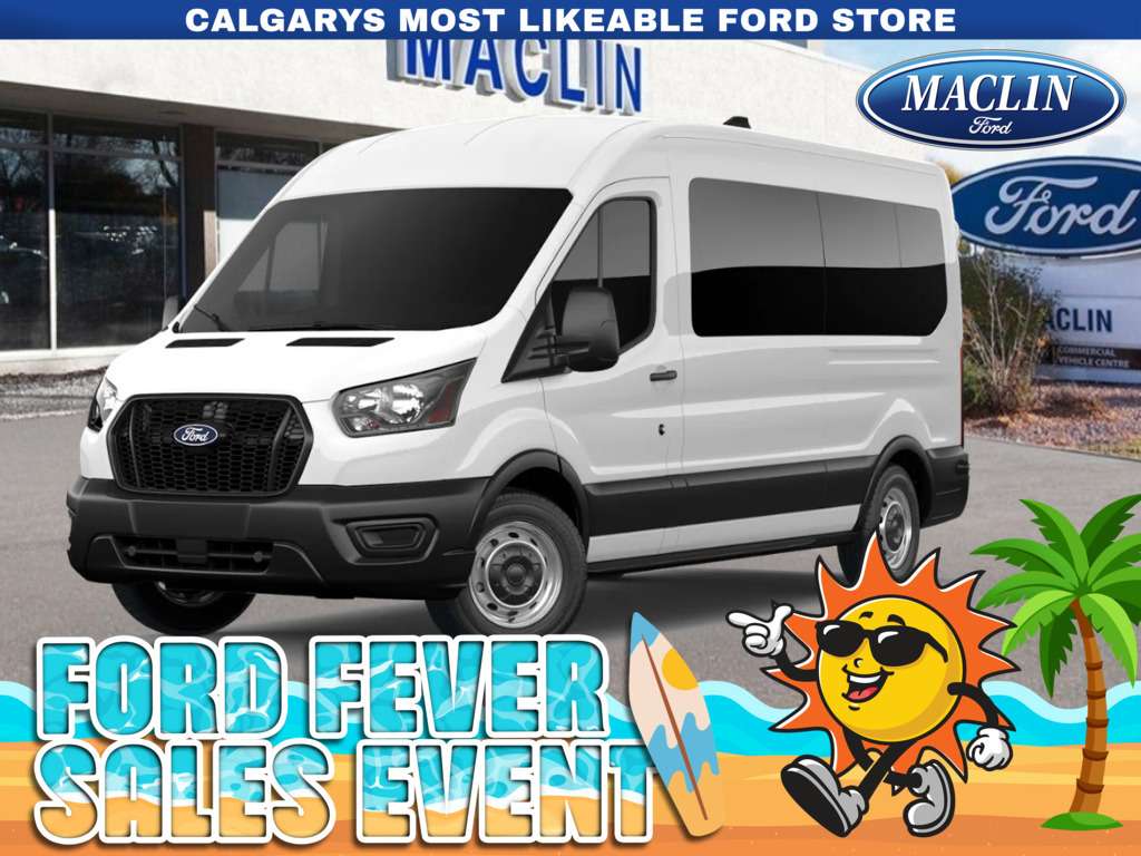 White 2026 Ford Transit Passenger Van All-Wheel Drive Automatic