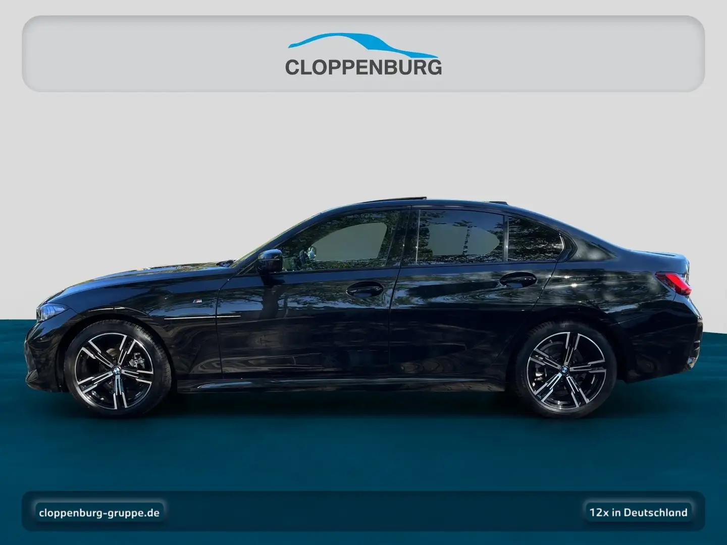 BMW 318 d AHK+Navi+SHZ+KeyGO+HiFi+Fernl.Ass+Spurass. Schwarz - 2