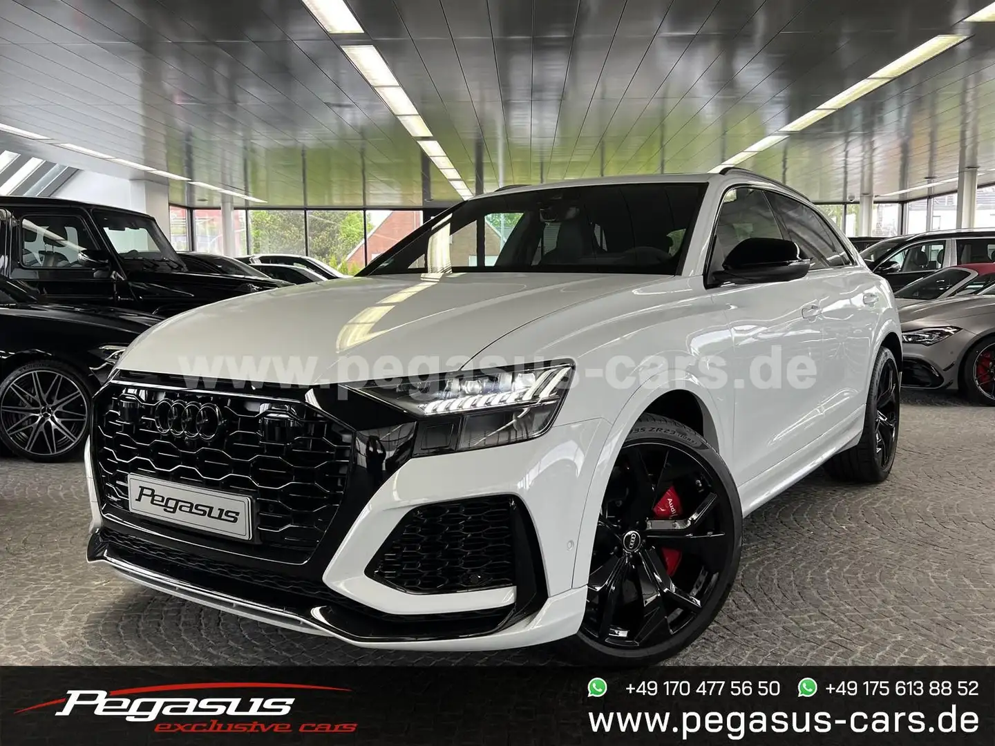 Audi RS Q8 / KERAMIK / HEAD-UP / B&O / DYNAMIK / 23" Blanco - 1