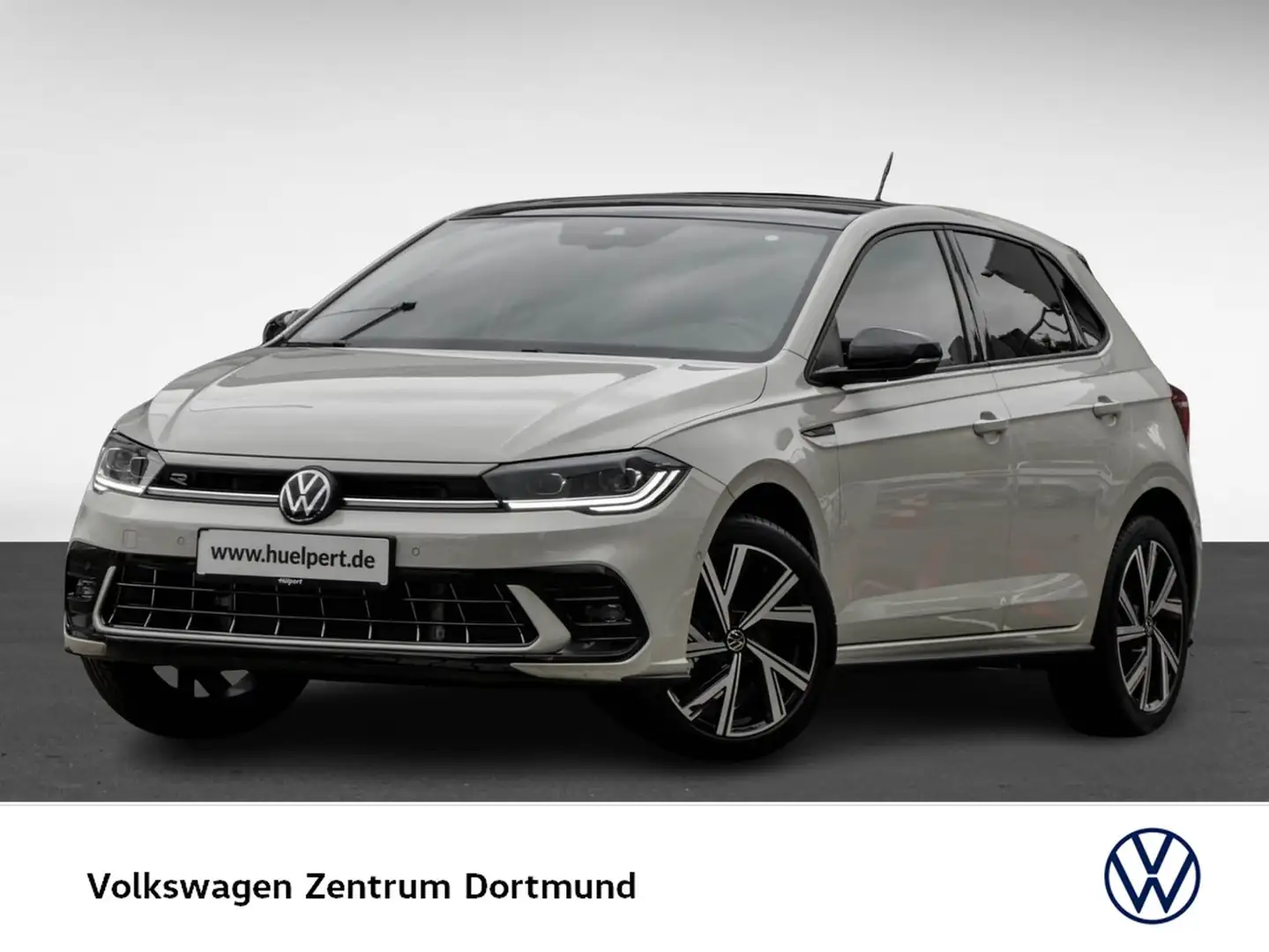 Volkswagen Polo 1.0 R-LINE DSG PANO NAVI CAM MATRIXLED LM17 Grijs - 2