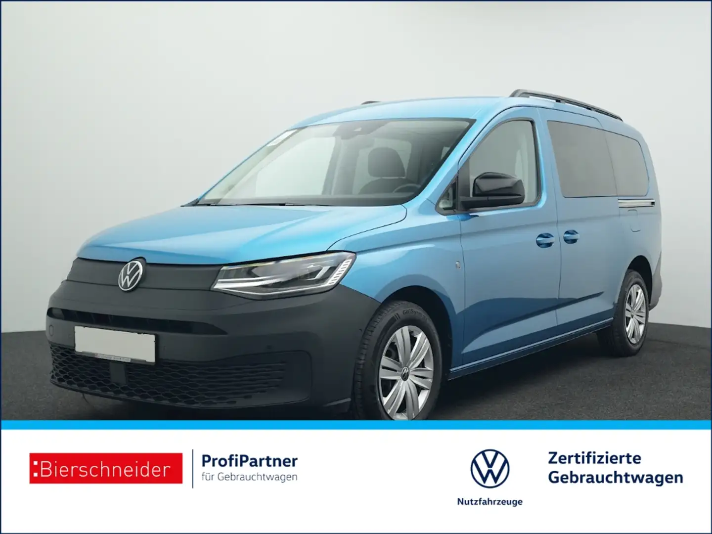 Volkswagen Caddy 2.0 TDI DSG 5.-J.-GAR NAVI LED ACC AHK Blau - 1