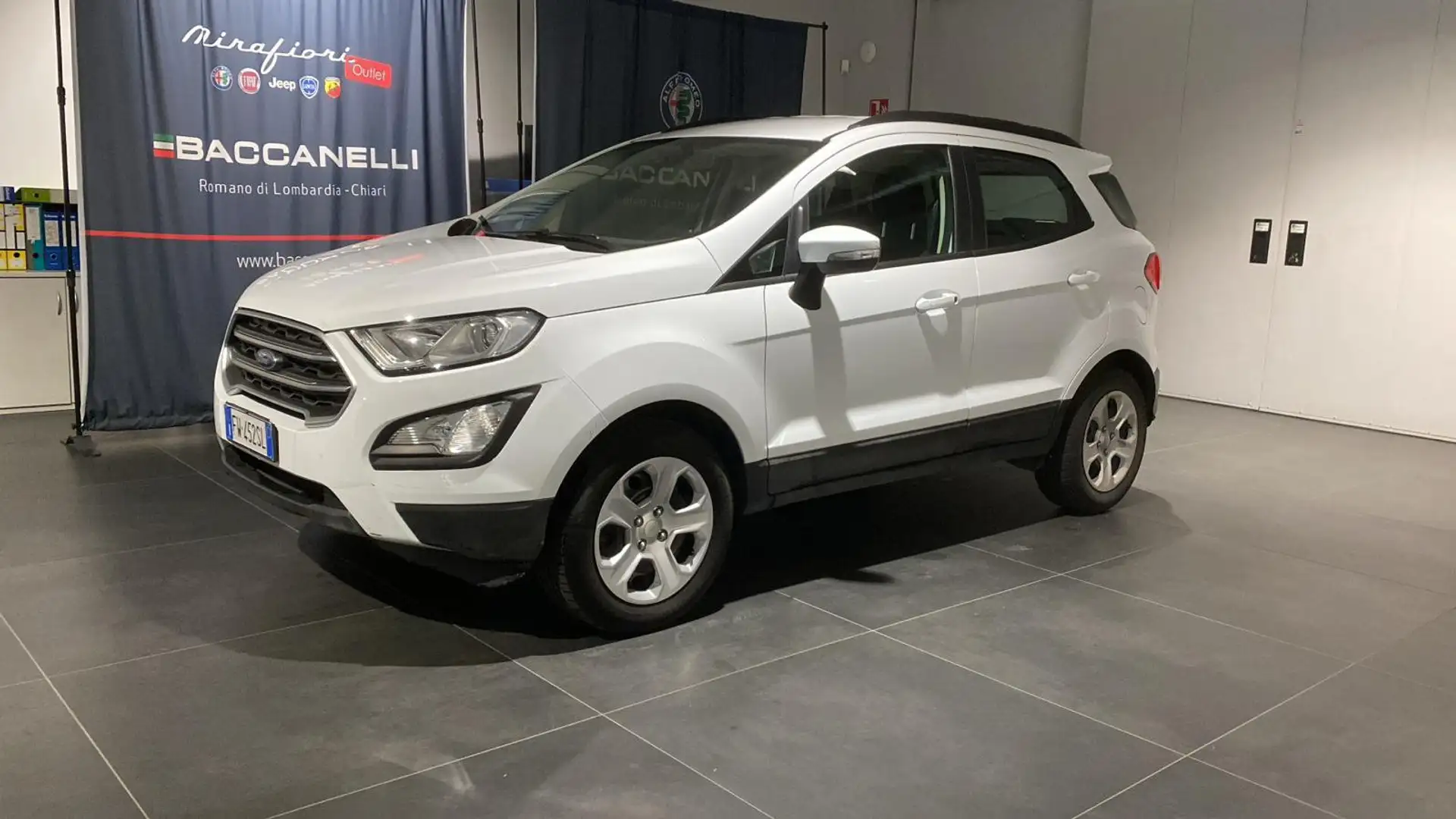 Ford EcoSport 1.0 EcoBoost 100 CV Titanium Bianco - 1