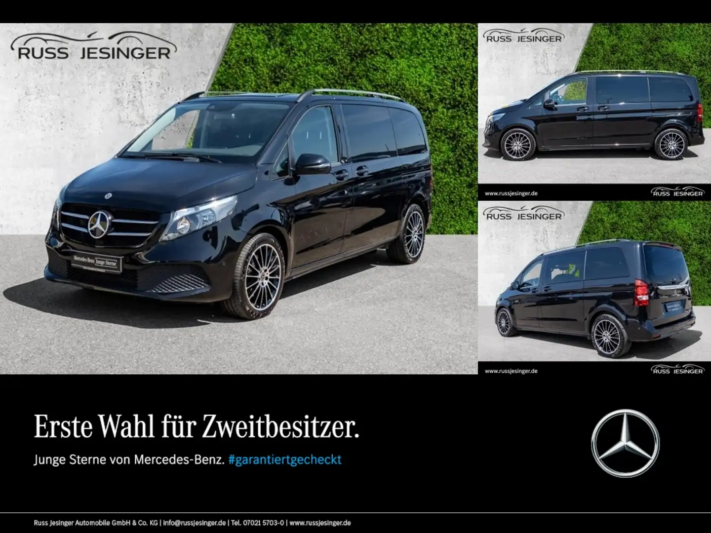 Mercedes-Benz V 220 d EDITION Kompakt *Night-Paket*Distronic Schwarz - 1