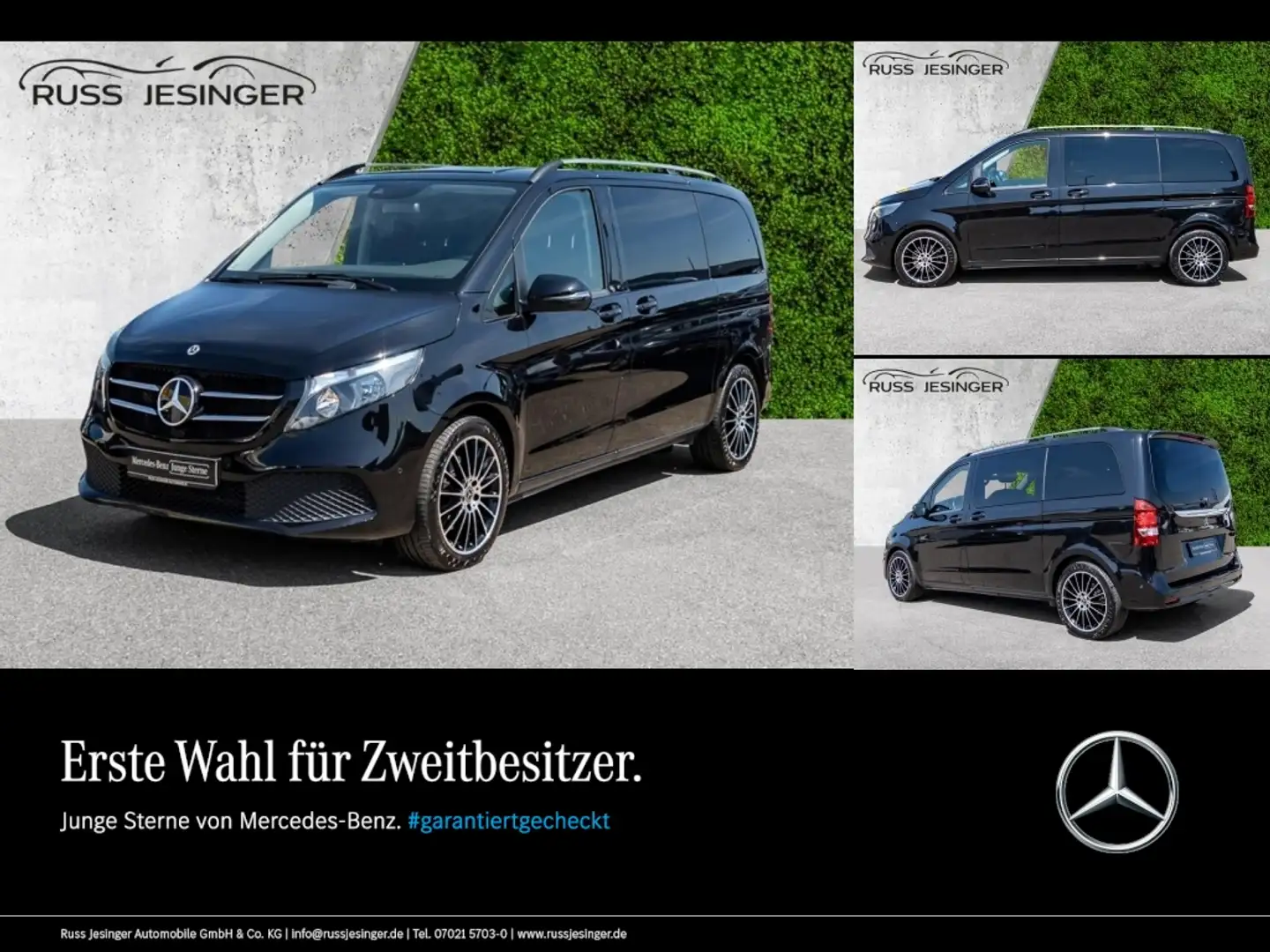Mercedes-Benz V 220 d EDITION Kompakt *Night-Paket*Distronic Schwarz - 1