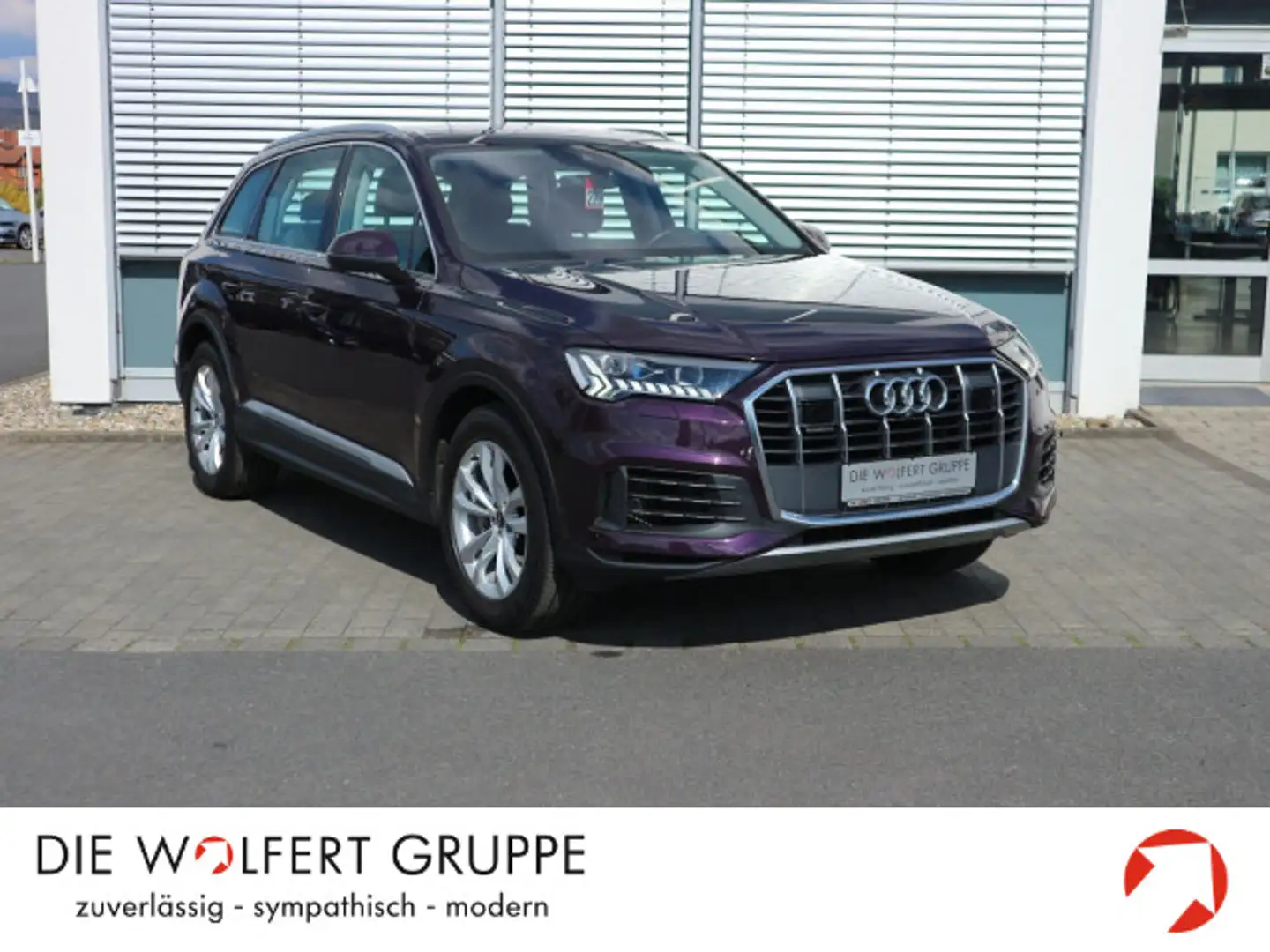 Audi Q7 55 TFSI e quattro Matrix*HUD*Pano*ACC*SHZ Violett - 1