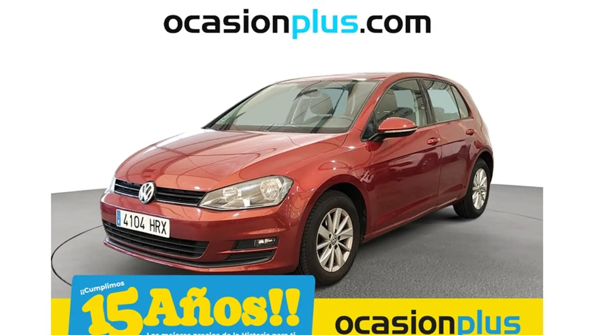 Volkswagen Golf 1.6TDI CR BMT Edition 105 Rojo - 1