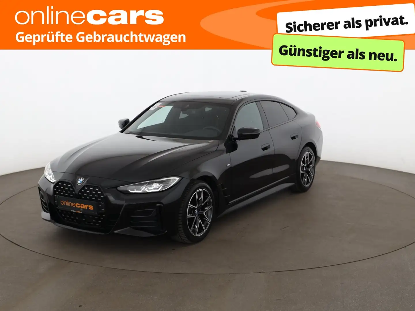BMW 420 420d Gran Coupe M-Sport Aut LED SKY LEDER NAVI Schwarz - 1