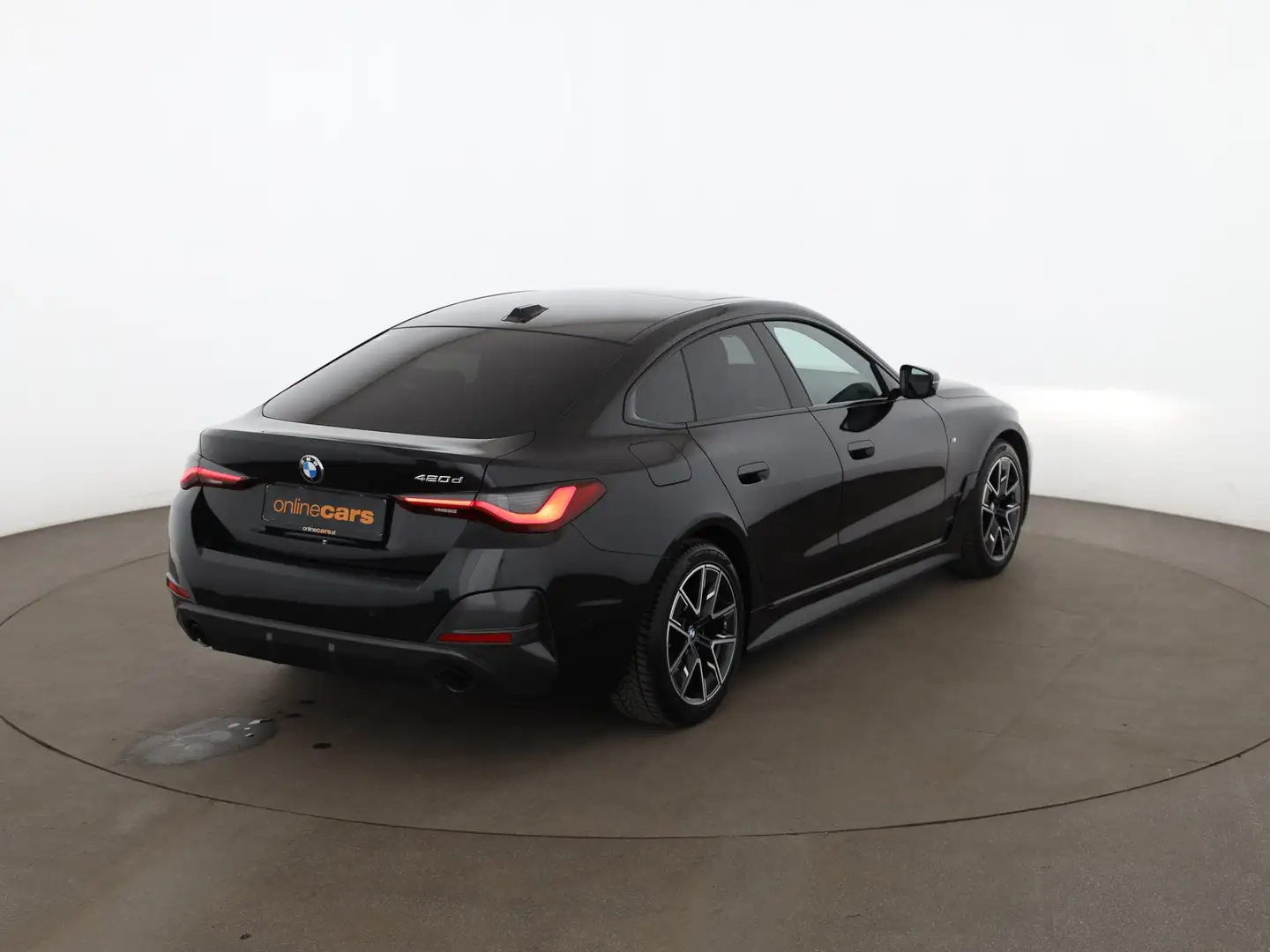 BMW 420 d Gran Coupe M-Sport Aut LED SKY LEDER NAVI Schwarz - 2