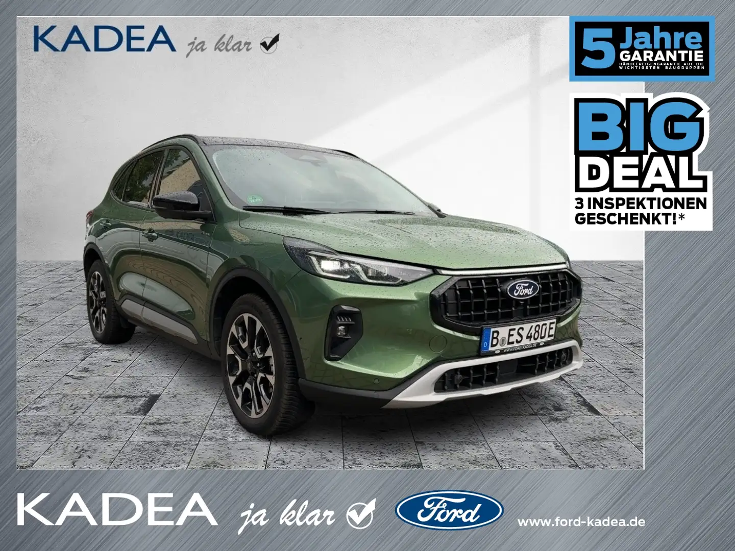 Ford Kuga 2.5 Duratec PHEV Active X Grün - 1